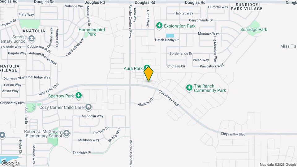 4272 Aura Way Map and Location Details