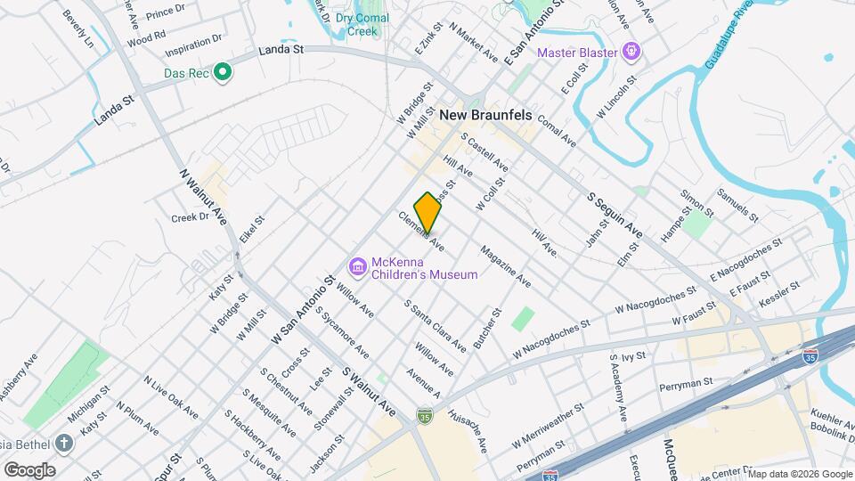 262 Clemens Ave Map and Location Details