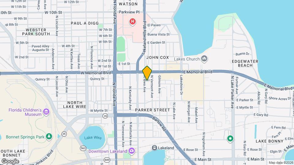 919 N Iowa Ave Map and Location Details