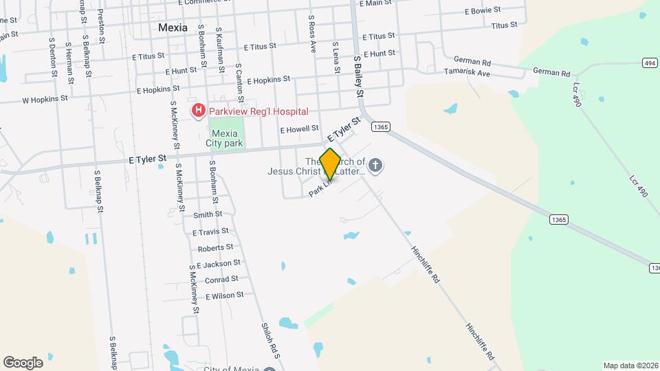 828 Park Ln Map and Location Details