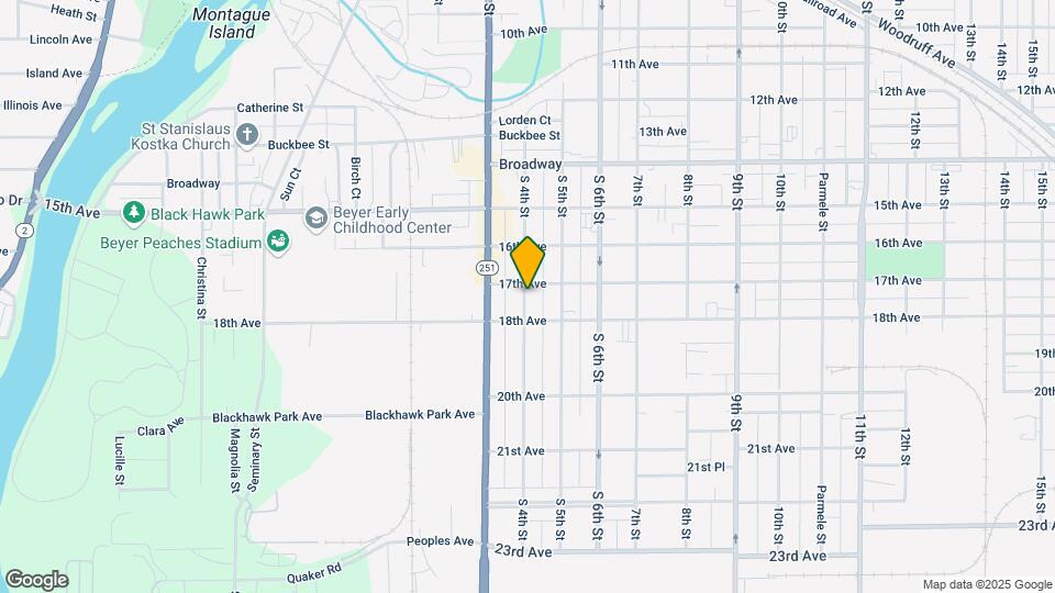 1812 S 4th St Map and Location Details