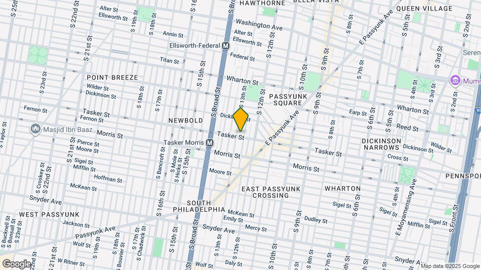 1547 S 13th St Map and Location Details