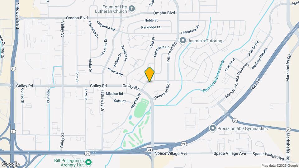 1005 Western Dr Map and Location Details