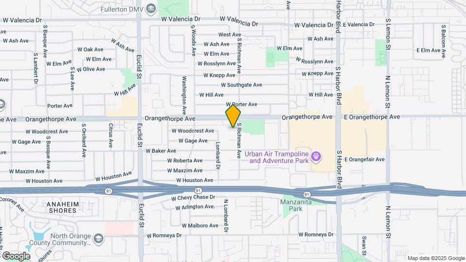 510 W Woodcrest Ave Map and Location Details