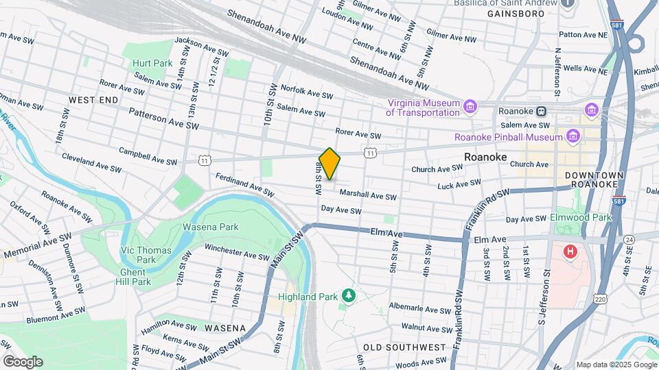 705 Marshall Ave SW, Unit Apt B Mapa y Detalles de la Ubicación