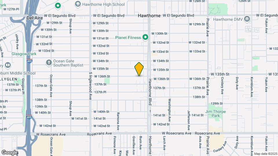 4458 W 136th St Map and Location Details