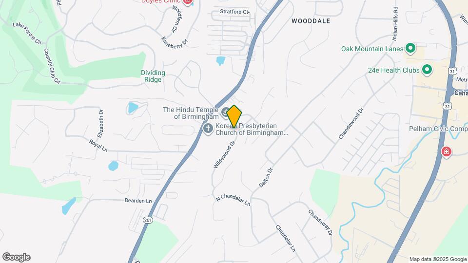 3439 Wildewood Dr Map and Location Details