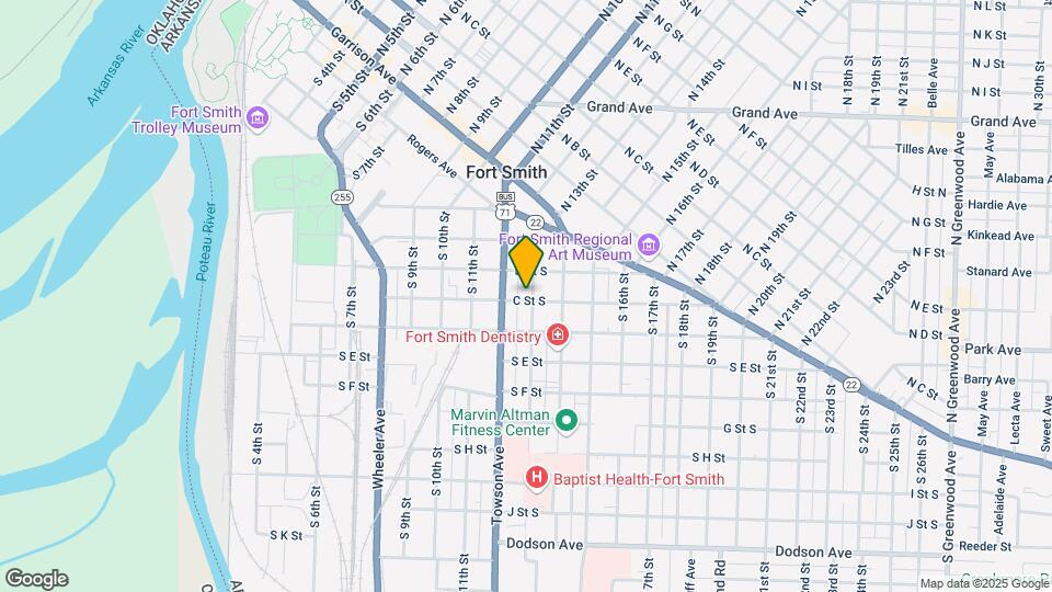 322 S 12th St Map and Location Details