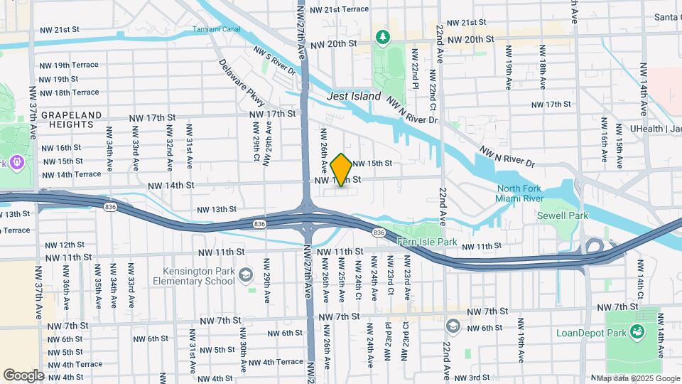 2651 NW 13th St Map and Location Details