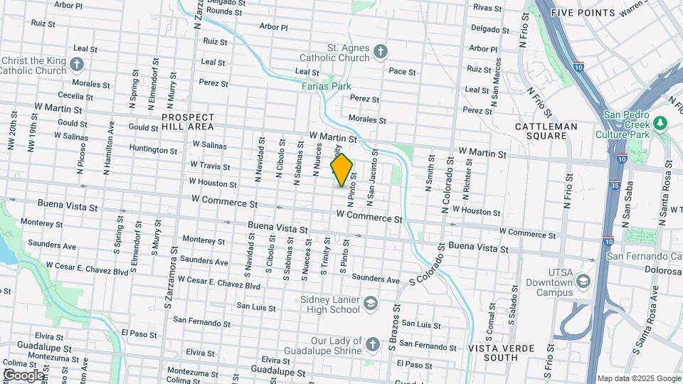 2015 W Houston St Map and Location Details