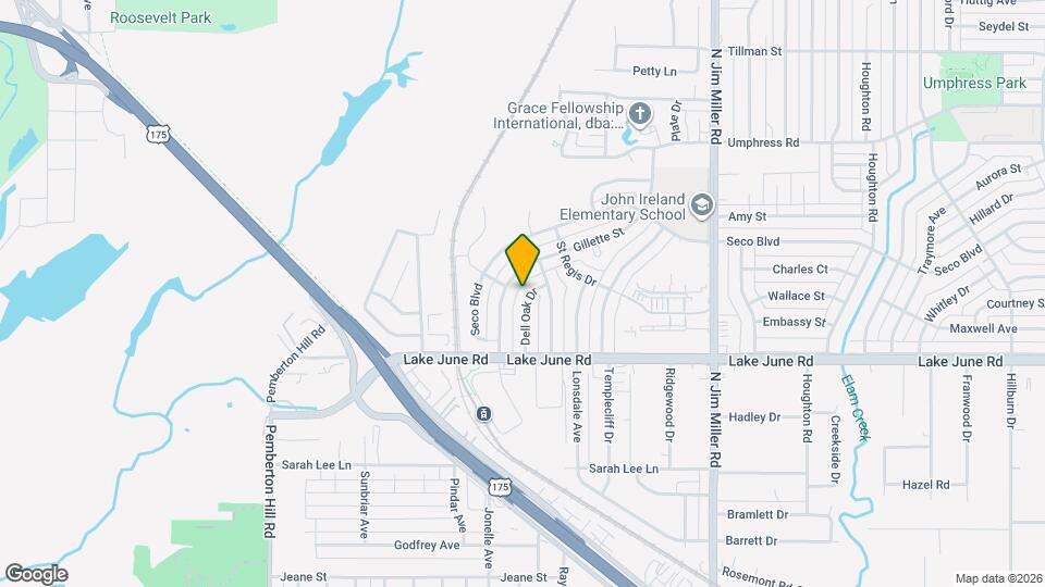 1351 Dell Oak Dr Map and Location Details