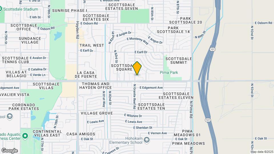 2911 N Granite Reef Rd Map and Location Details
