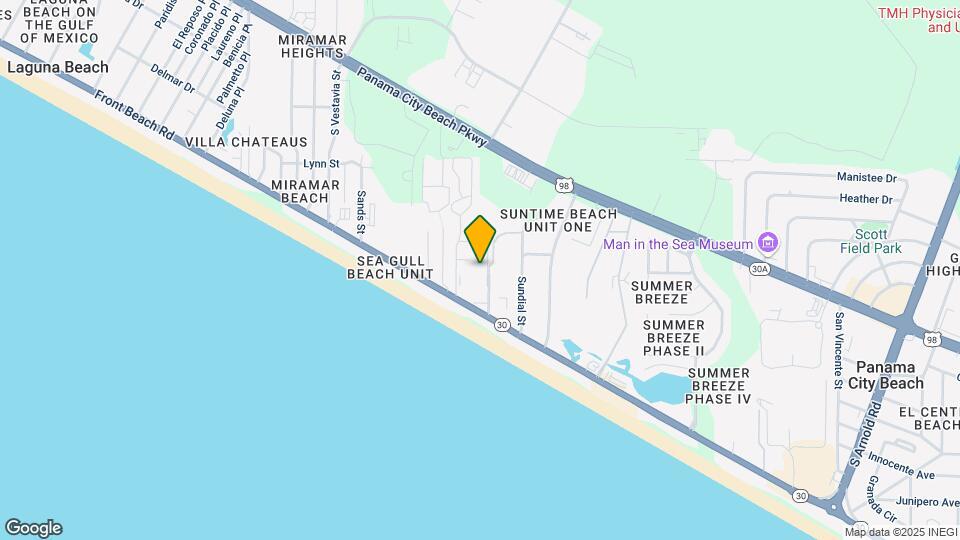 17614 Front Beach Rd Map and Location Details