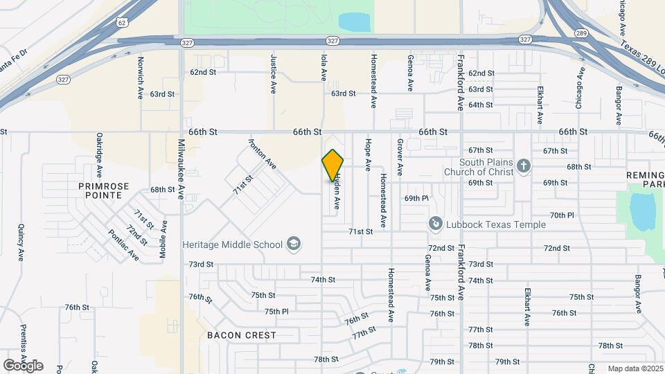 6812 Hyden Ave Mapa y Detalles de la Ubicación