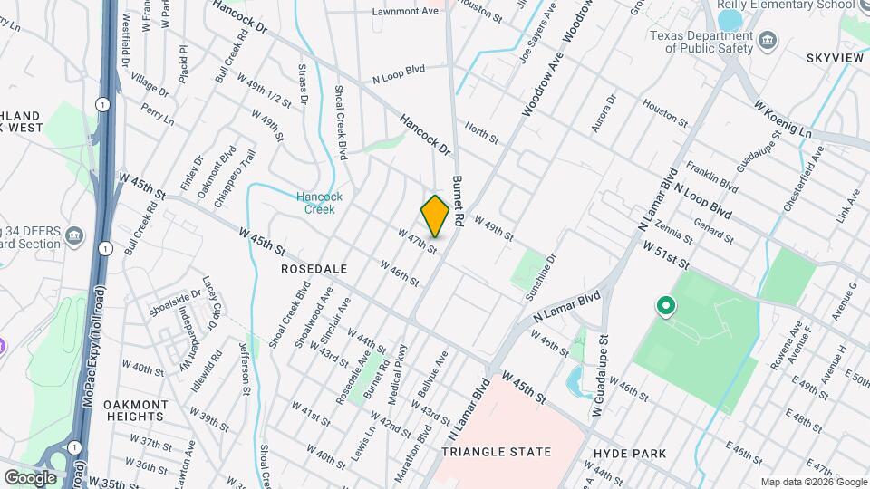 4703 Rosedale Ave Map and Location Details