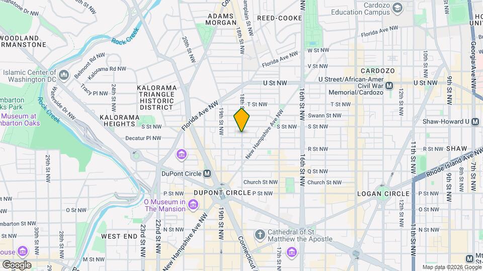 1736 18th St NW Map and Location Details