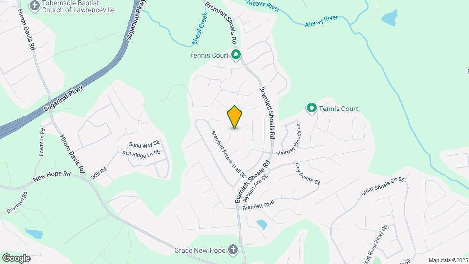 1263 Melrose Forest Ln SE Map and Location Details