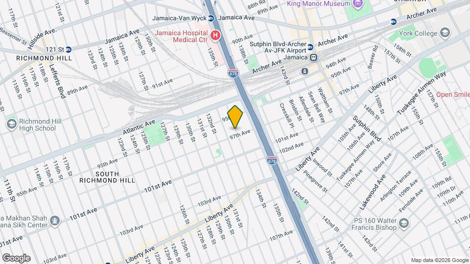 133-19-133-97 97th Ave, Unit 1 Mapa y Detalles de la Ubicación