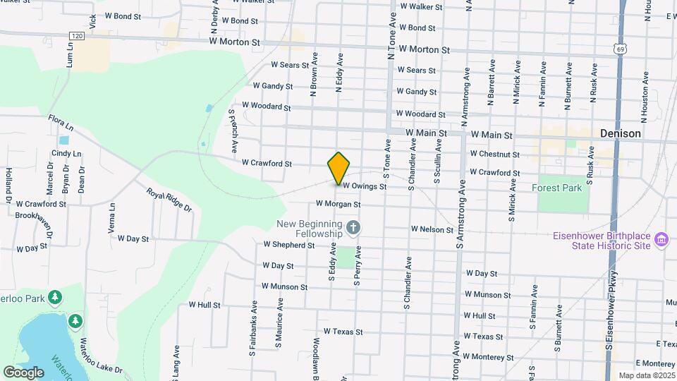 1230 W Owings St Map and Location Details