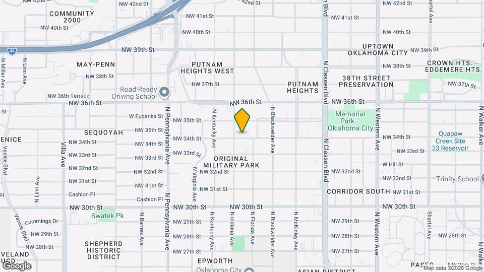1721 NW 34th St Mapa y Detalles de la Ubicación