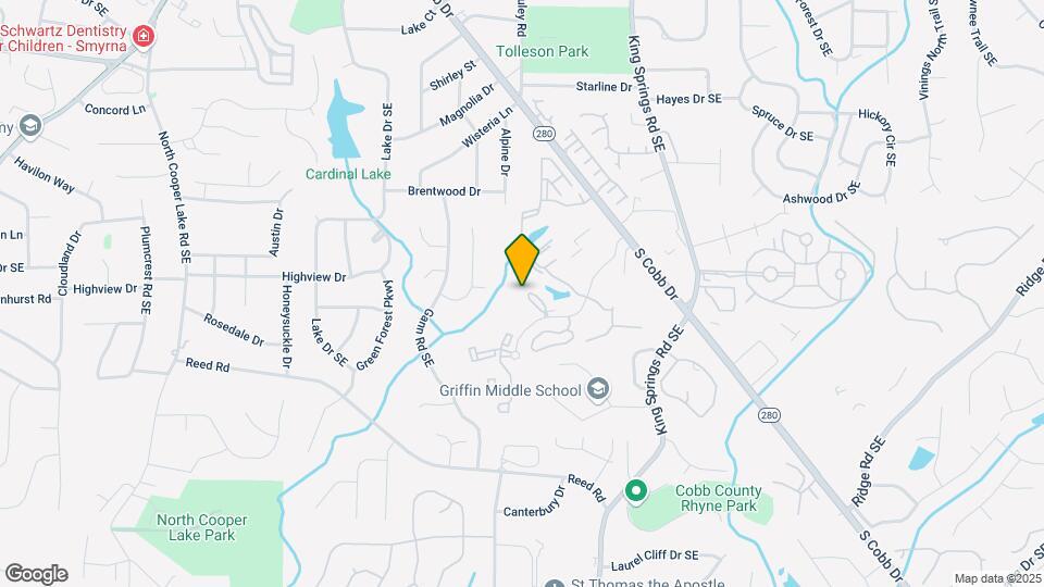 308 Mill Pond Ct SE Map and Location Details