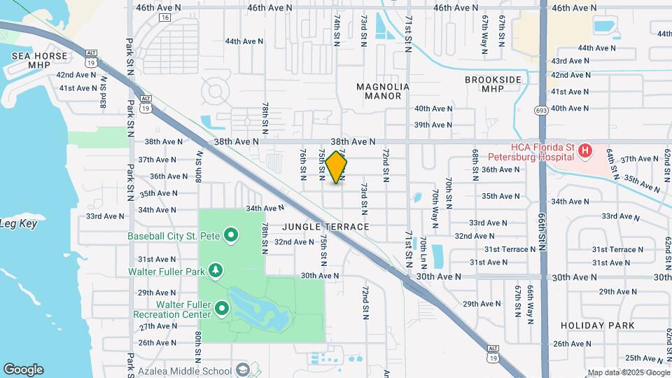 7401 35th Ave N Map and Location Details
