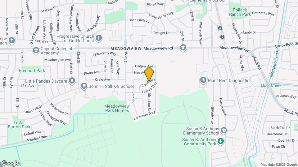 2590 Cheryl Way Map and Location Details