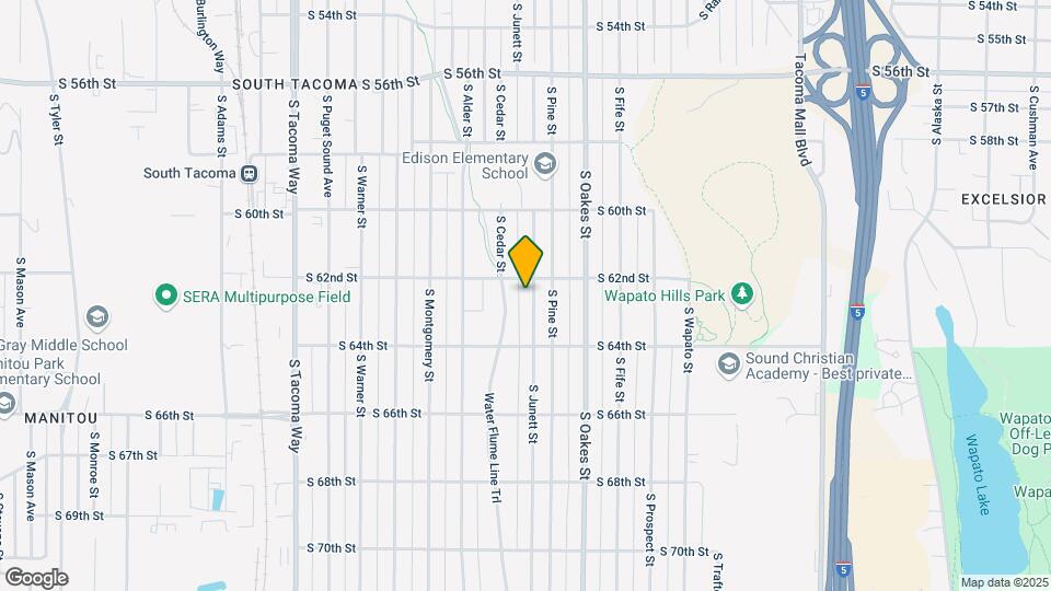 6212 S Junett St Map and Location Details