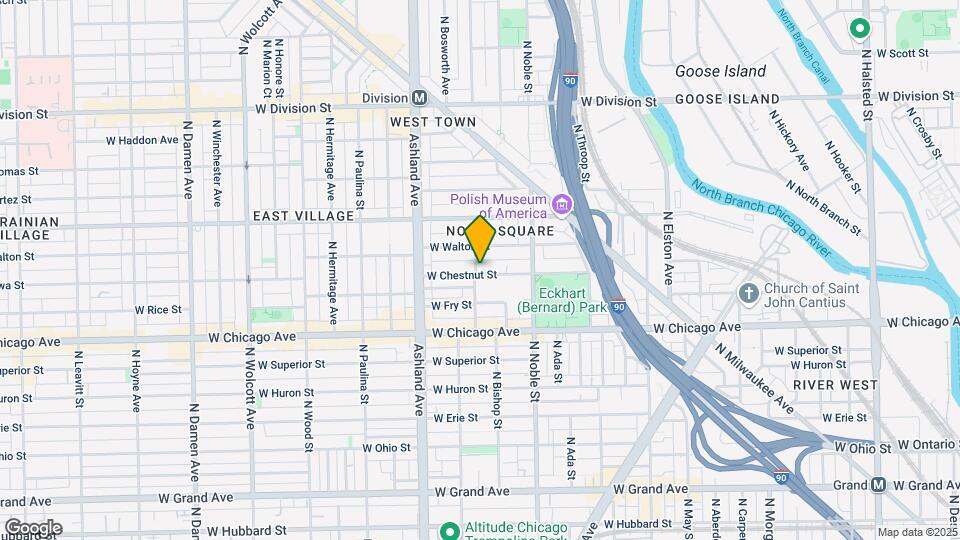 1458 W Chestnut St, Unit 3F Mapa y Detalles de la Ubicación