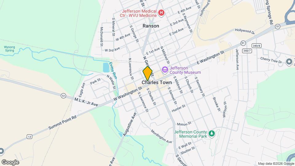 132 W Washington St Map and Location Details