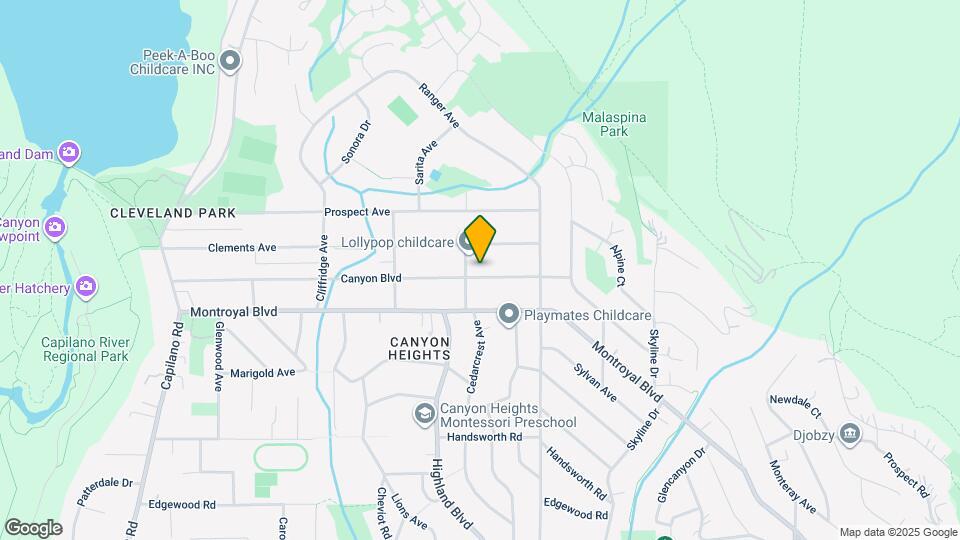 888 Canyon Blvd Map and Location Details