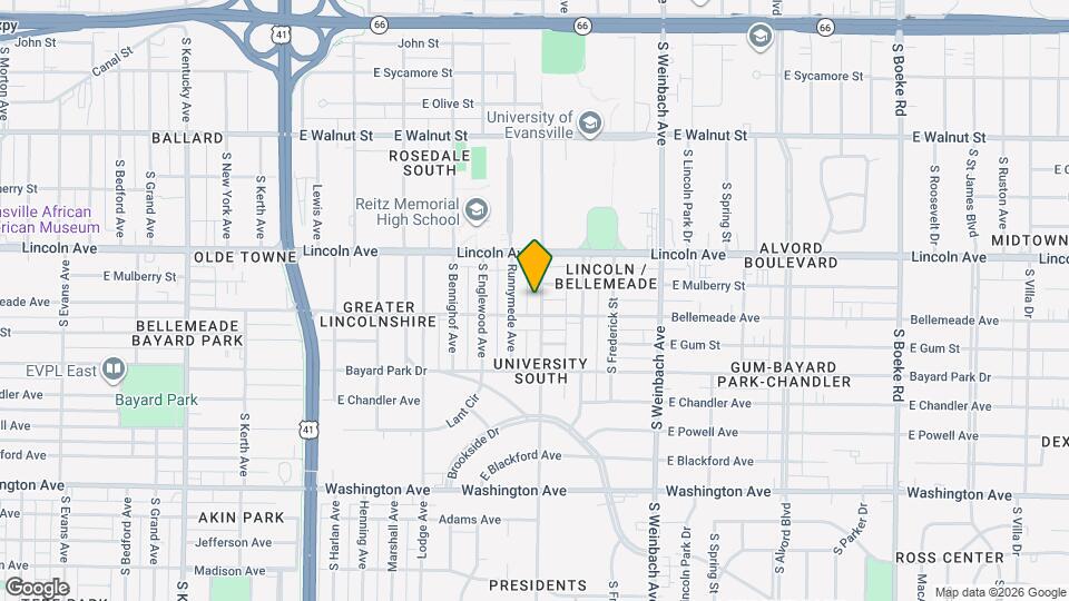 637 S Rotherwood Ave Map and Location Details