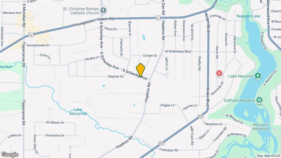 3996 S Schenley Ave, Unit 4 Map and Location Details