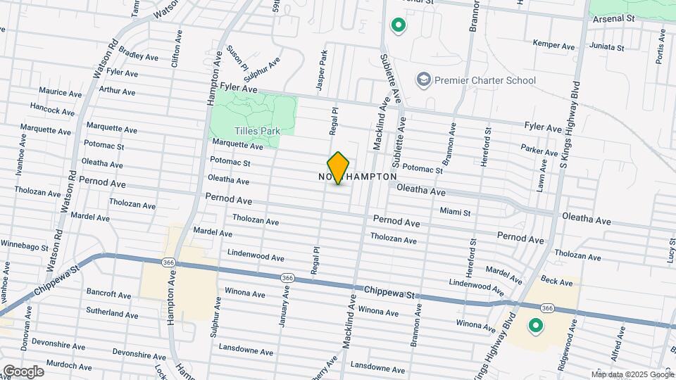 5477 Oleatha Ave Map and Location Details