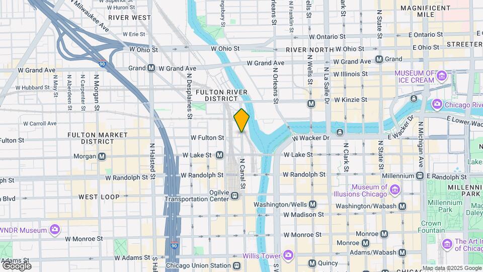 309 N Canal St Map and Location Details