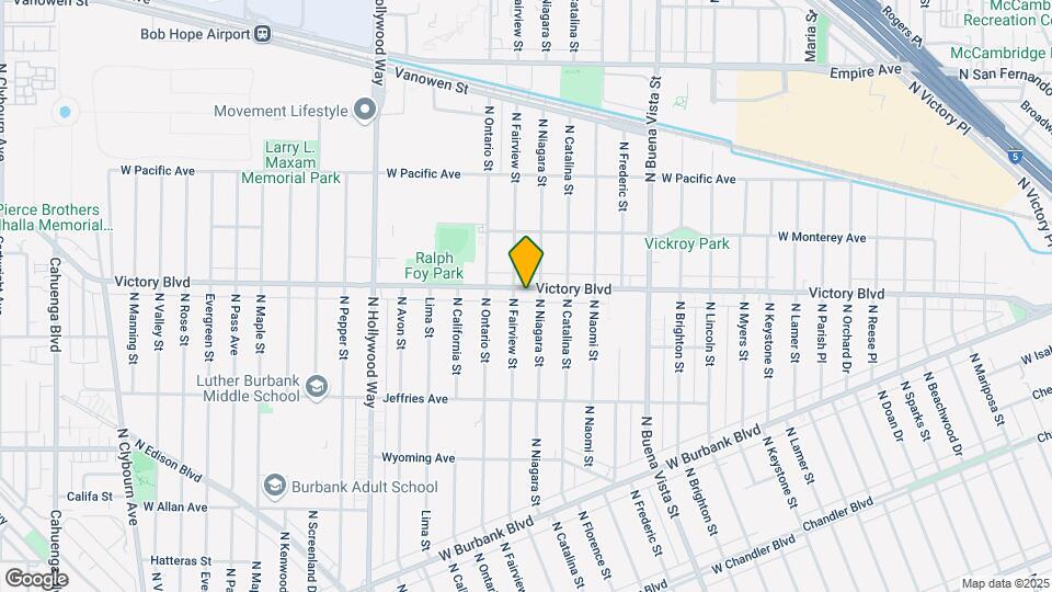 2908 W. Victory Map and Location Details
