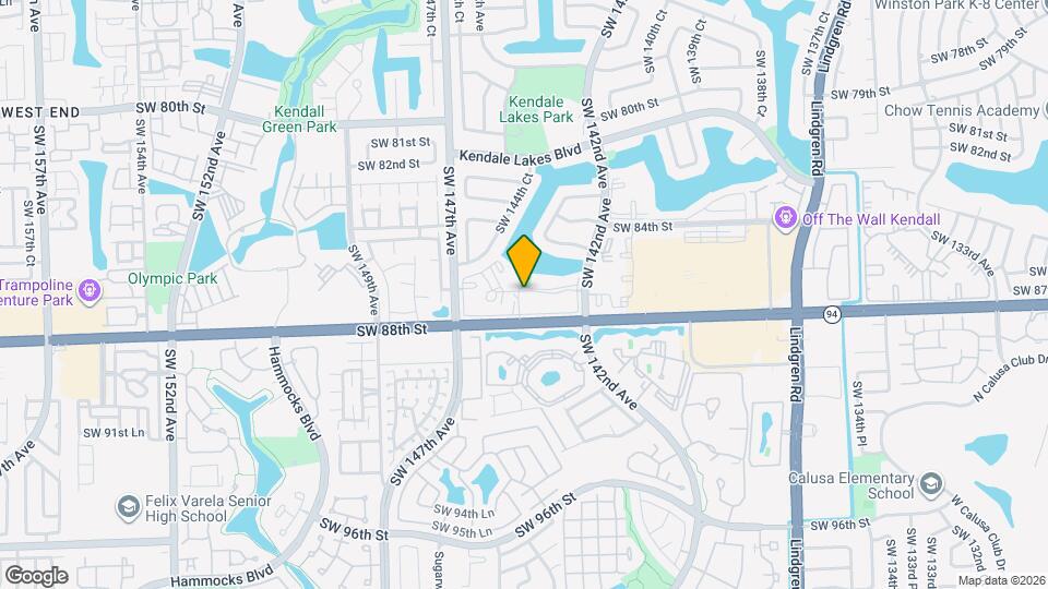 14421 N Kendall Dr, Unit M203 Map and Location Details