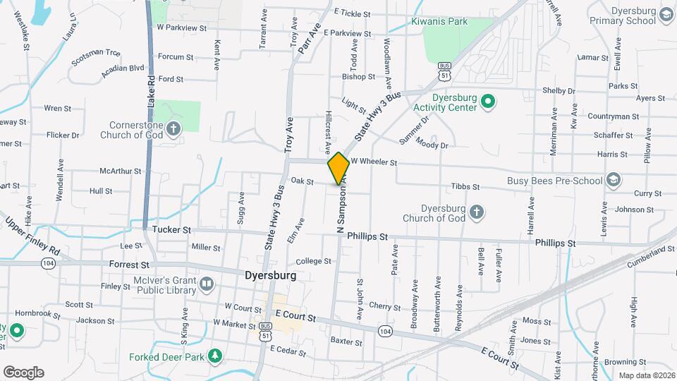701 N Sampson Ave Mapa y Detalles de la Ubicación