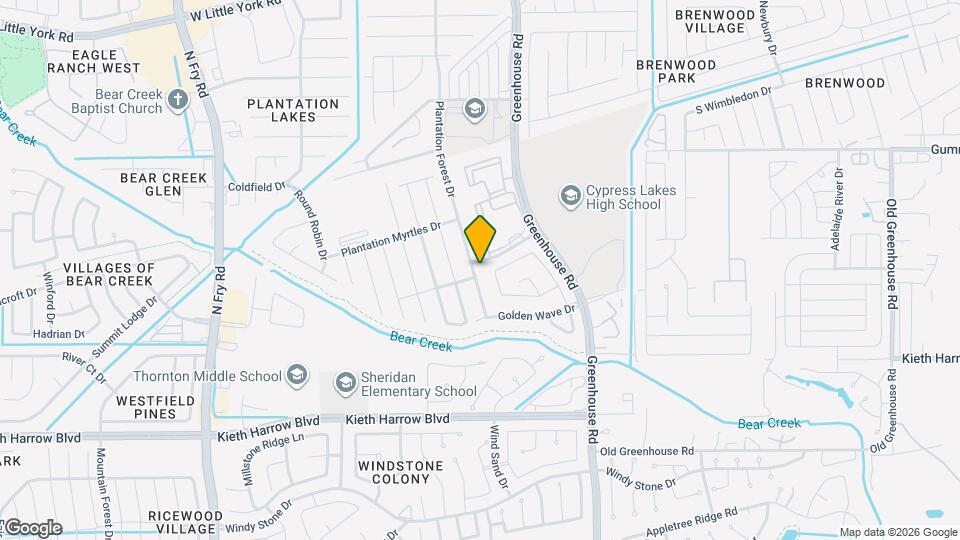 5506 Plantation Forest Dr Map and Location Details