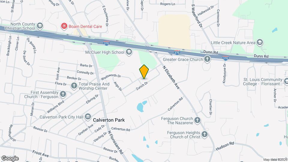 1565 Zurich Dr Map and Location Details