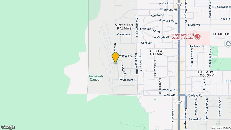 835 N Rose Ave Mapa y Detalles de la Ubicación