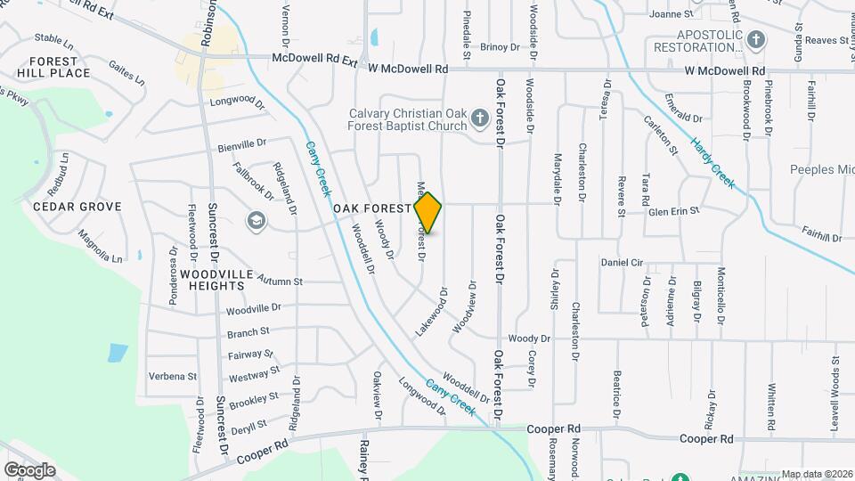 3042 Meadow Forest Dr Map and Location Details