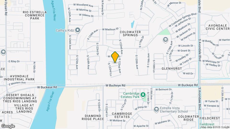 12214 W Hadley St Map and Location Details