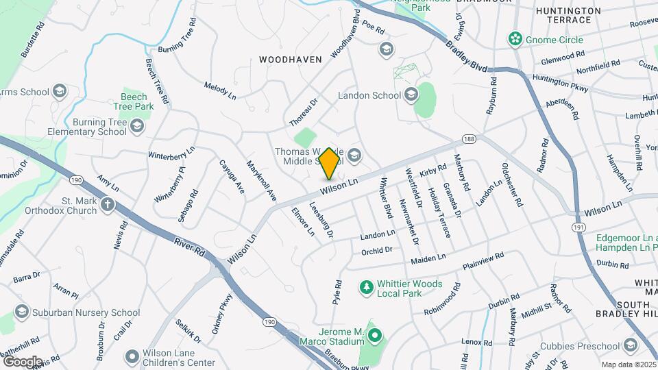 6413 Wilson Ln Mapa y Detalles de la Ubicación