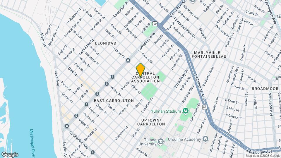 1734 Burdette St Map and Location Details