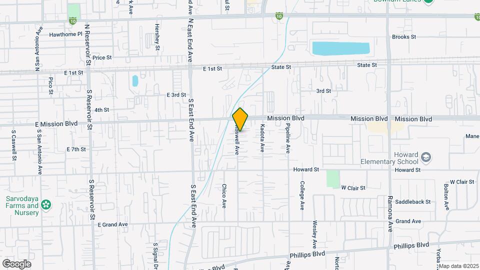 10961 Roswell Ave Map and Location Details
