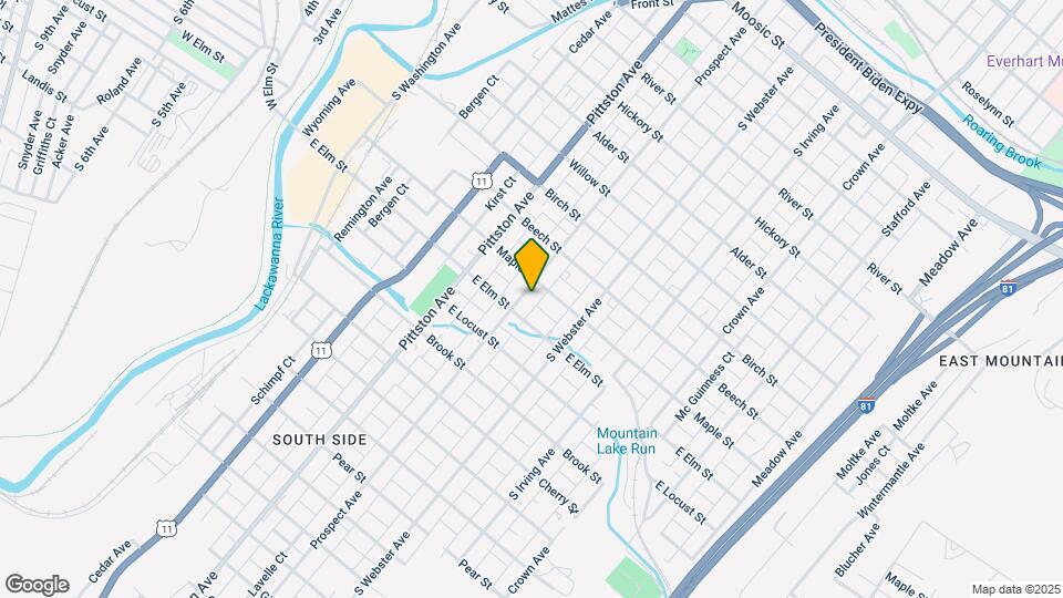 1015 Prospect Ave Map and Location Details
