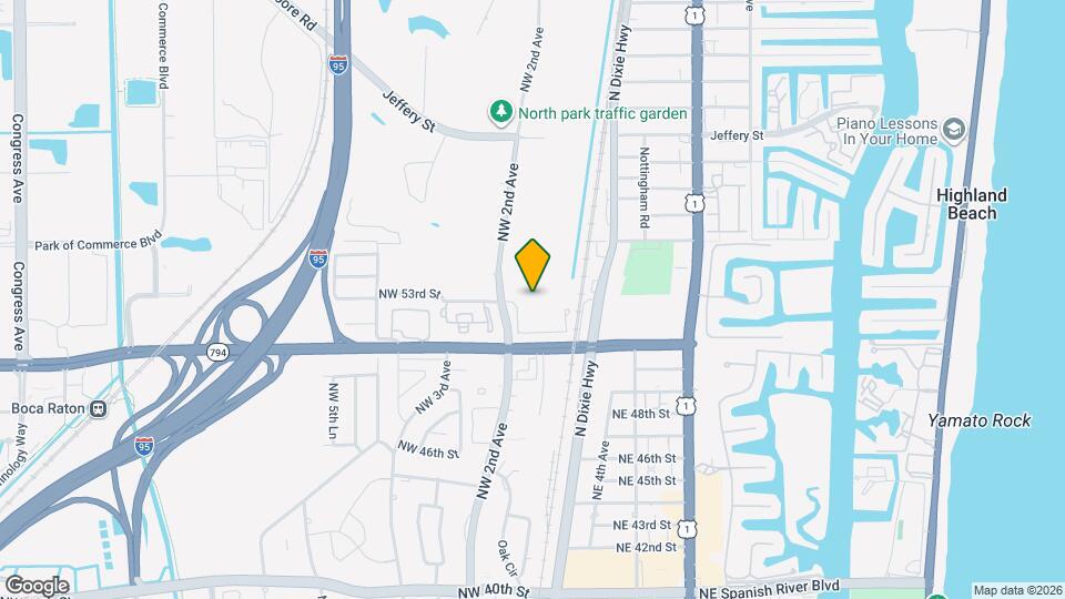 5260 NW 2nd Ave, Unit Boca East Mapa y Detalles de la Ubicación