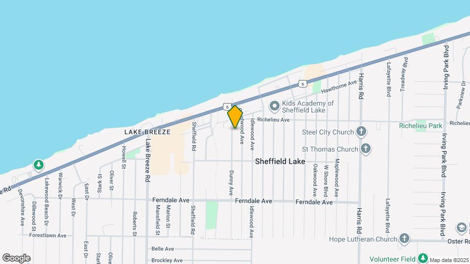 625 Dunny Ave Map and Location Details