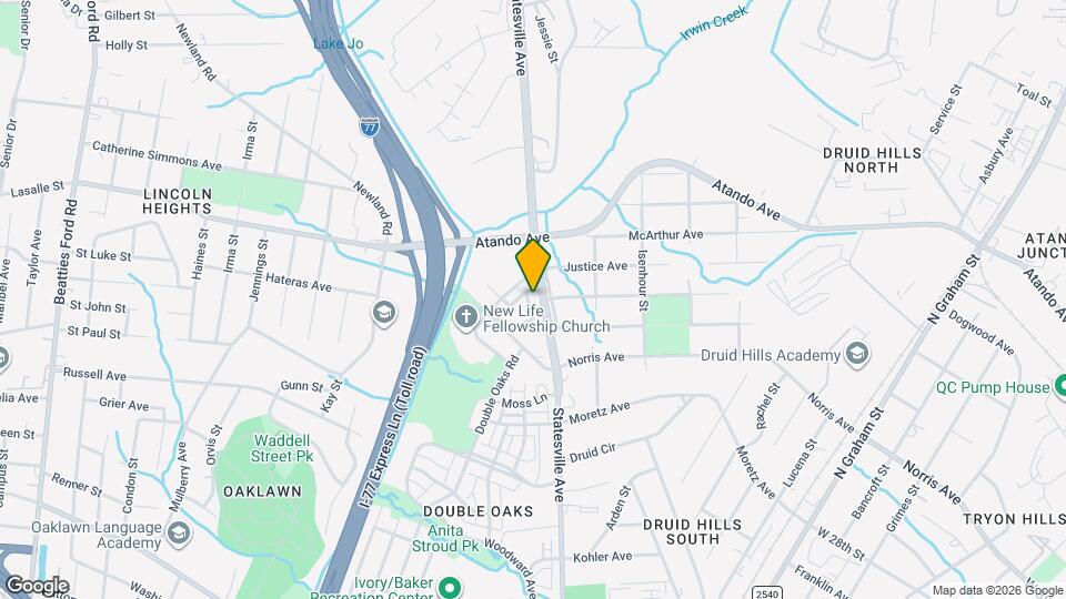 2841 Statesville Ave Map and Location Details